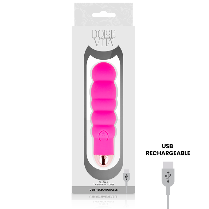 DOLCE VITA - WIEDERAUFLADBARER VIBRATOR SIX ROSE 7 GESCHWINDIGKEITEN