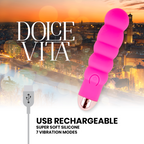 DOLCE VITA - WIEDERAUFLADBARER VIBRATOR SIX ROSE 7 GESCHWINDIGKEITEN