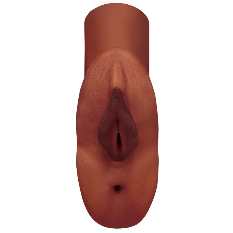 PDX PLUS - MASTURBATOR VAGINA UND ANUS DOPPEL-STROKER PERFECT PUSSY BRAUN