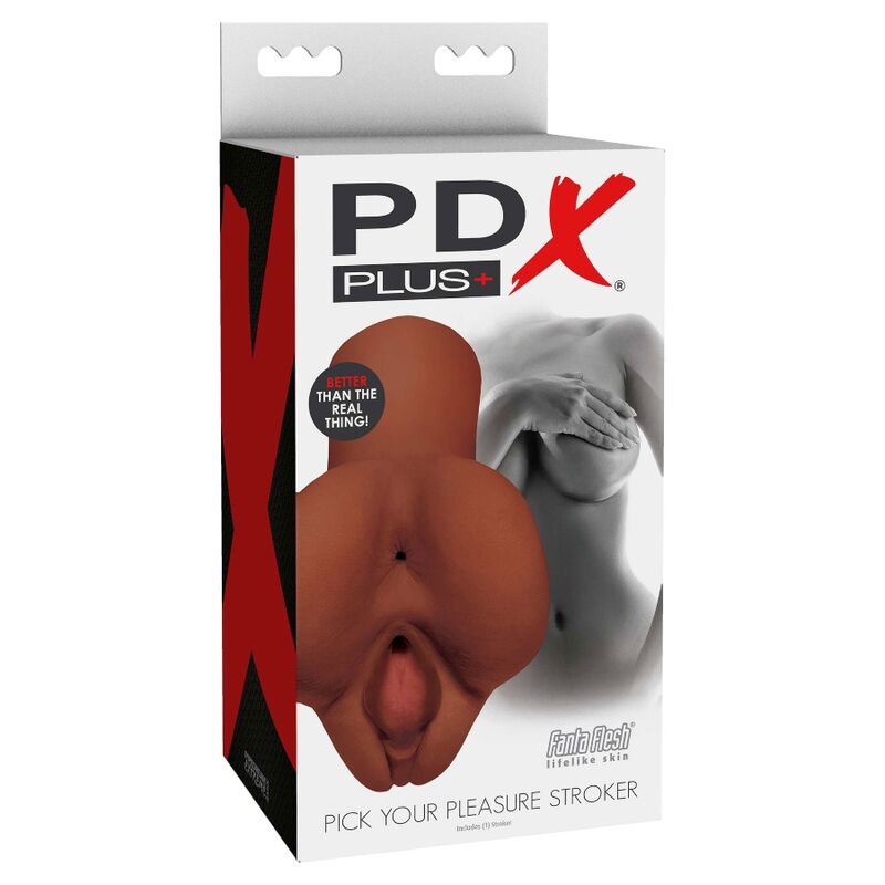 PDX PLUS - DOPPELT-MASTURBATOR BRAUN WÄHLEN SIE IHR VERGNÜGEN