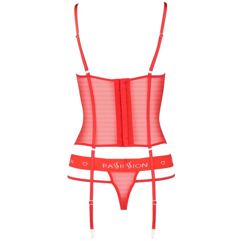 LEIDENSCHAFT - KYOUKA KORSETT ROT S/M