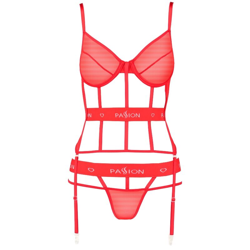 LEIDENSCHAFT - KYOUKA KORSETT ROT S/M