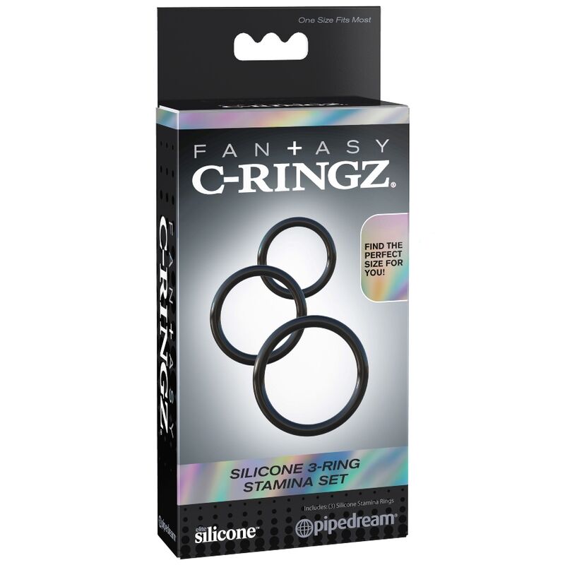 FANTASY C-RINGZ - SILIKON 3 RINGE AUSDAUER-SET