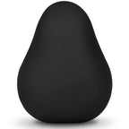 G-VIBE - WIEDERVERWENDBARES, TEXTURIERTES MASTURBATIONSEI SCHWARZ