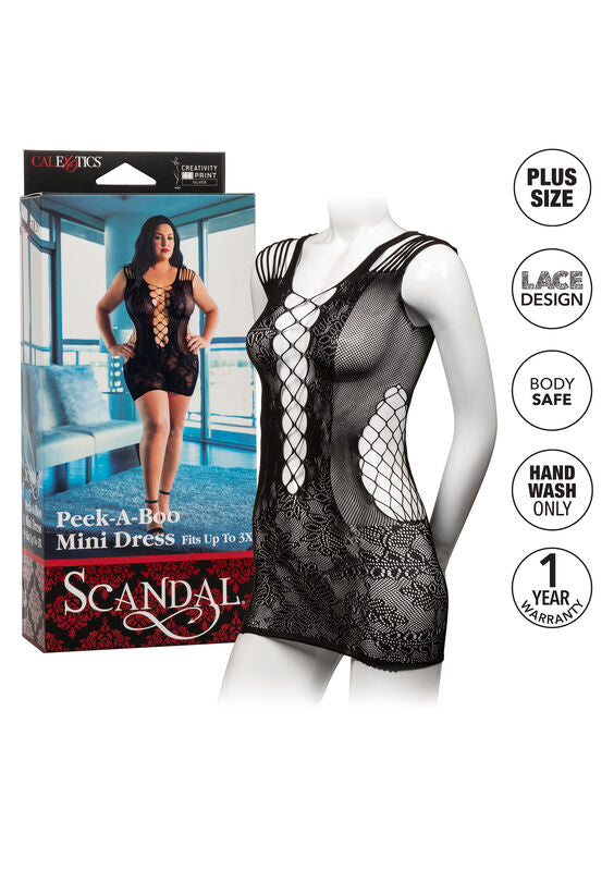 CALEXOTICS - PEEK-A-BOO MINI-KLEID GRÖSSE