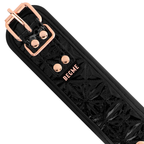 BEGME - BLACK EDITION PREMIUM VEGAN LEDERHALSKETTE