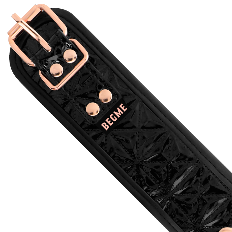 BEGME - BLACK EDITION PREMIUM VEGAN LEDERHALSKETTE