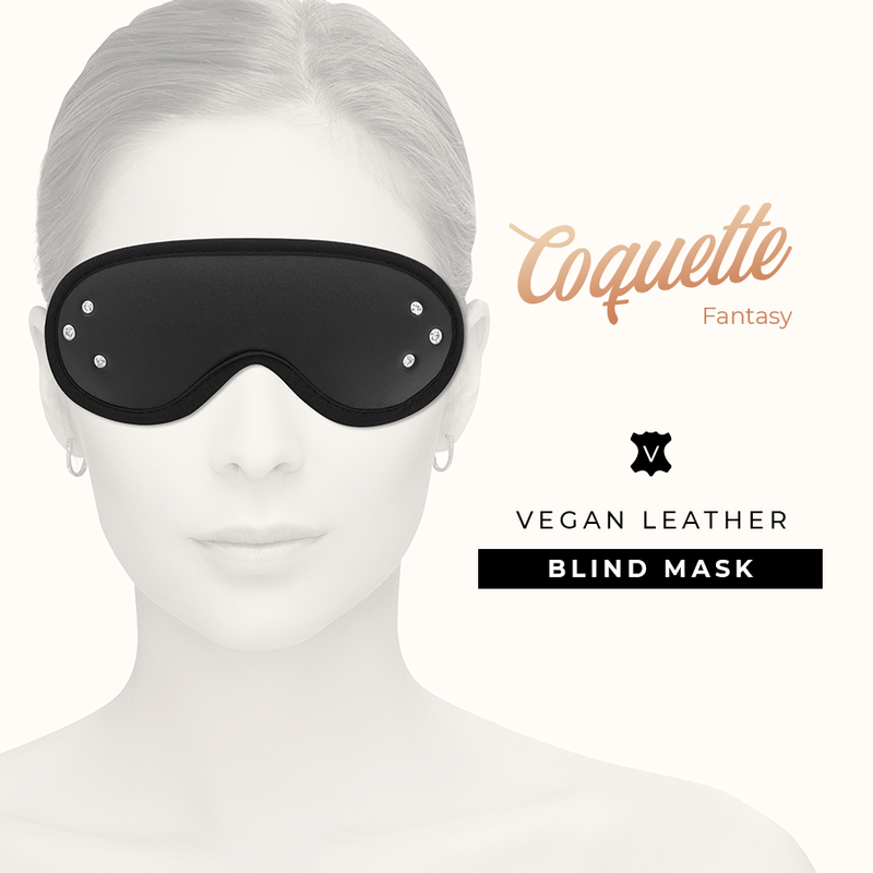 COQUETTE CHIC DESIRE - FANTASY-MASKE AUS VEGANEM LEDER MIT NEOPRENFUTTER