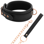 COQUETTE CHIC DESIRE - VEGANES HALSBAND AUS KUNSTLEDER MIT ARMBAND UND NEOPRENFUTTER