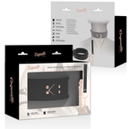 COQUETTE CHIC DESIRE - VEGANES HALSBAND AUS KUNSTLEDER MIT ARMBAND UND NEOPRENFUTTER