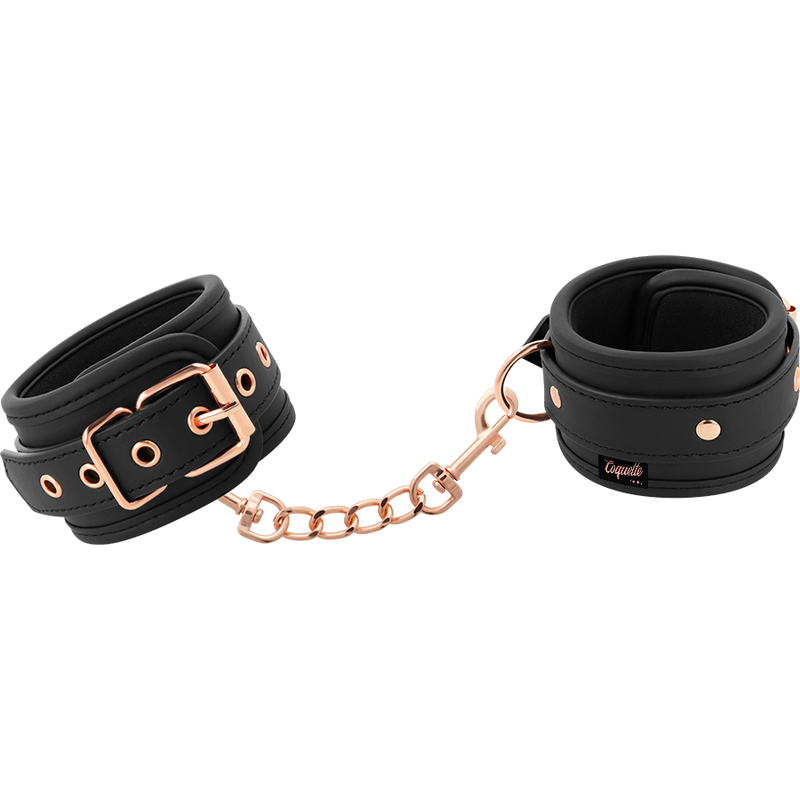 COQUETTE CHIC DESIRE – FANTASY-HANDSCHELLEN AUS VEGANEM LEDER MIT NEOPRENFUTTER