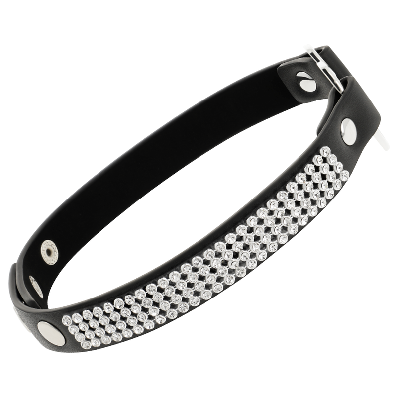 COQUETTE CHIC DESIRE - CHOKER AUS VEGANEM LEDER MIT HERZ