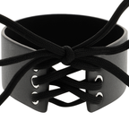 COQUETTE CHIC DESIRE - VEGAN LEDER CHOKER