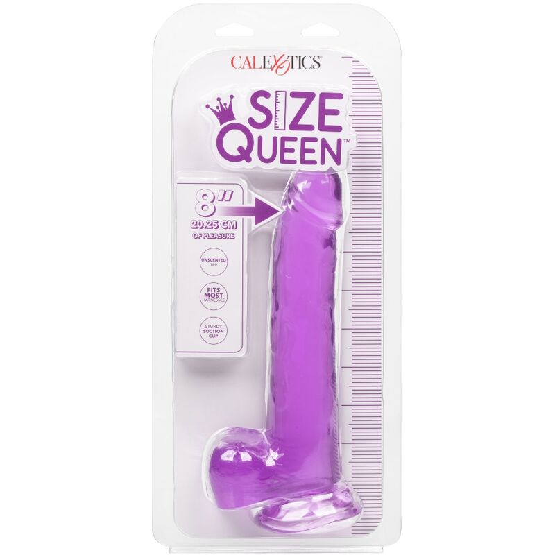 CALEXOTICS - KÖNIGLICHER DILDO 20.3 CM VIOLETT