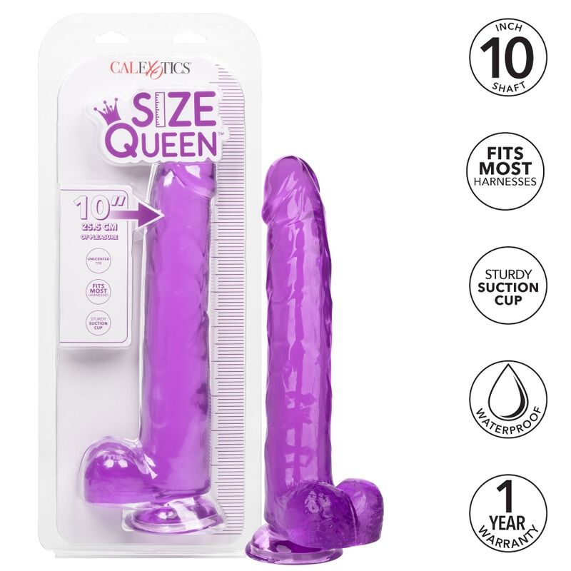 CALEXOTICS - KÖNIGLICHER DILDO VIOLETT 25,5 CM