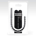 ALL BLACK - SONDE URÉTRALE EN SILICONE 6/8 MM