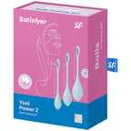SATISFYER - ENSEMBLE ENTRAÎNEMENT YONI POWER 2 BLEU