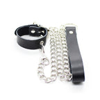 OHMAMA FETISH - PENIS-HALSKEtte UND LEDERARMBAND MIT METALLKETTE