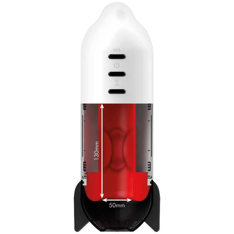 JAMYJOB - MASTURBATOR ROCKET WEICHE KOMPRESSIONSTECHNOLOGIE UND VIBRATION