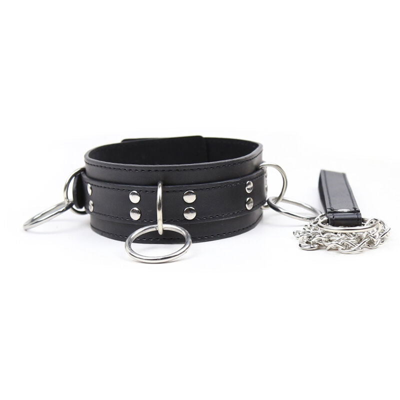 OHMAMA FETISCH - SUBMISSIONSHALSBAND MIT 3 RINGEN