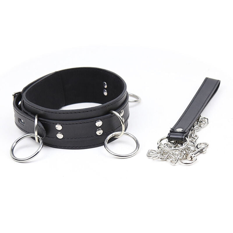 OHMAMA FETISCH - SUBMISSIONSHALSBAND MIT 3 RINGEN