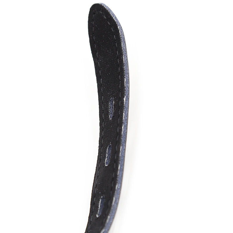 OHMAMA FETISH - SILIKON-BALLKNEBEL MIT LEDERRIEMEN (INKLUSIVE VORHÄNGESCHLOSS)
