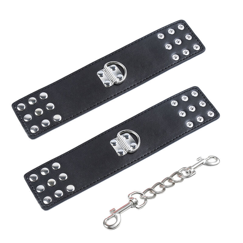 OHMAMA FETISH - HANDGELENKFESSEL METALL MIT DRUCKKNOPFVERSCHLUSS