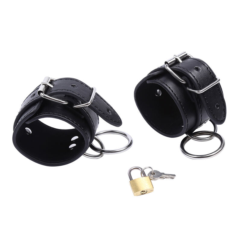 OHMAMA FETISH - VERSCHLIESSBARE HANDGELENK-FESSELN MIT O-RING