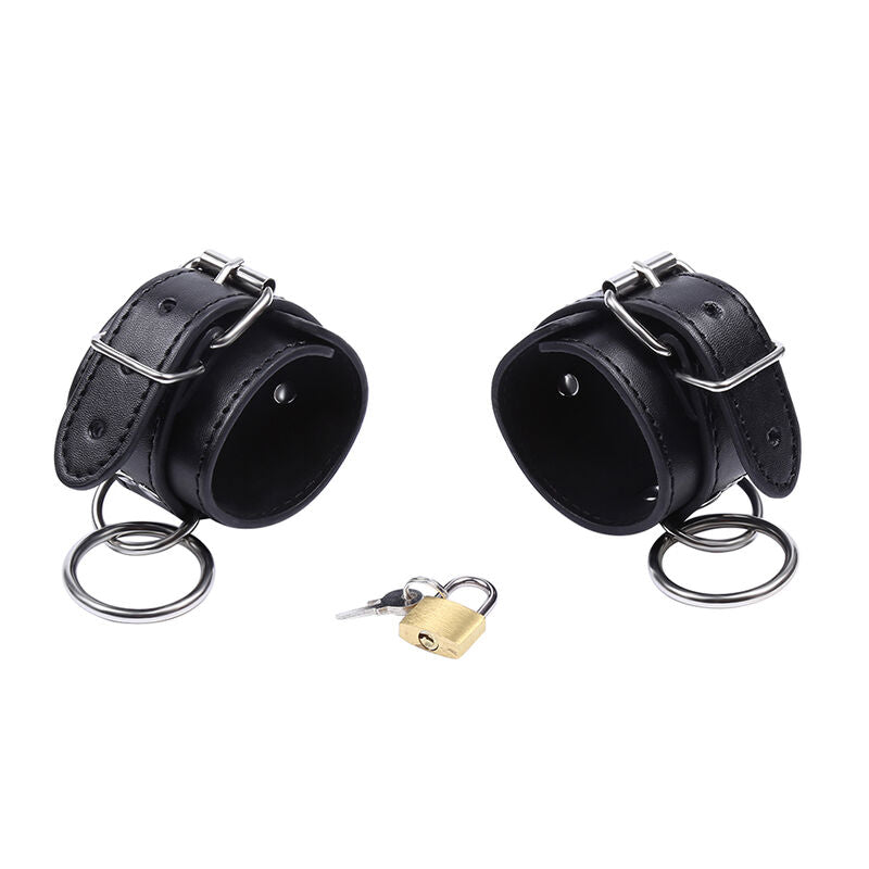 OHMAMA FETISH - VERSCHLIESSBARE HANDGELENK-FESSELN MIT O-RING