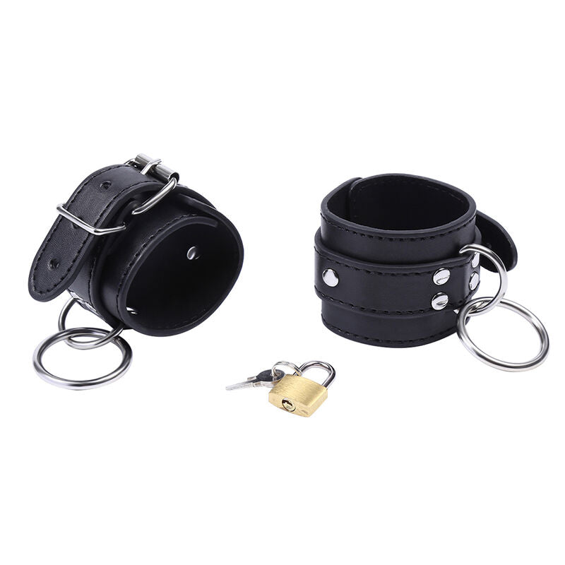OHMAMA FETISH - VERSCHLIESSBARE HANDGELENK-FESSELN MIT O-RING