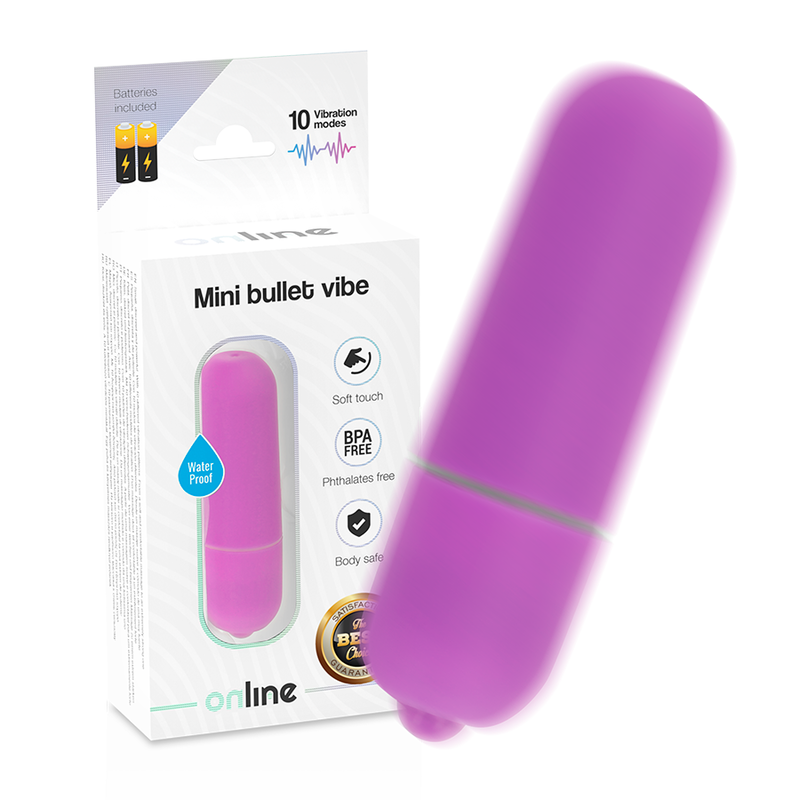 ONLINE - VIBRIERENDER MINIBALL LILA
