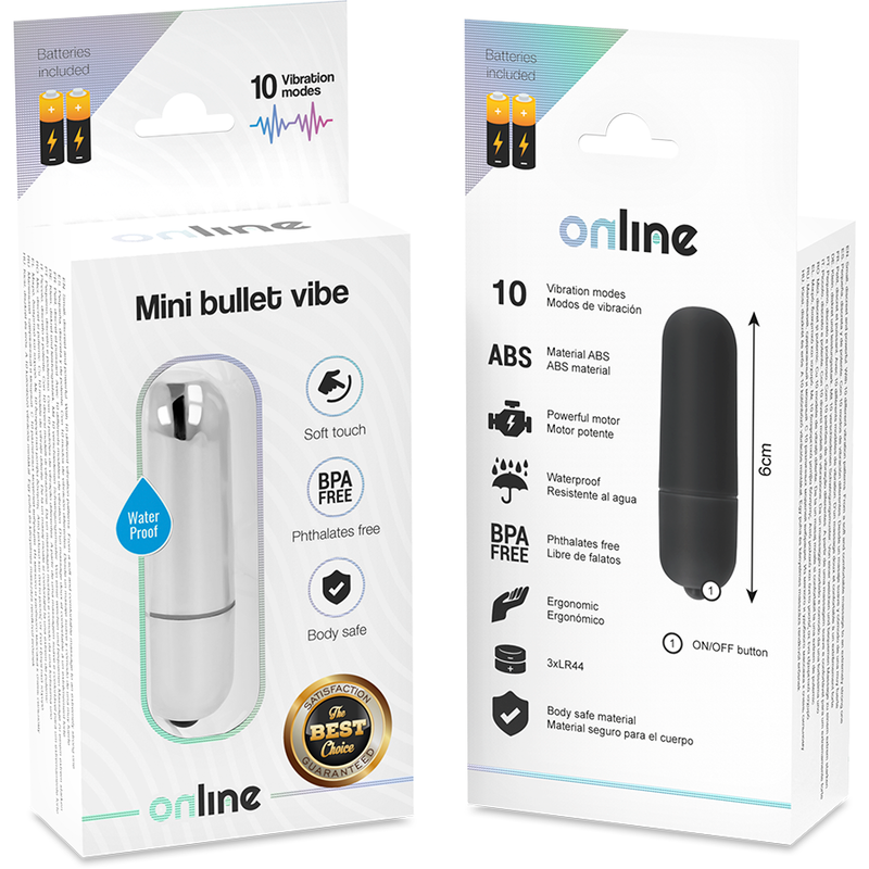 ONLINE - MINI VIBRATIONSKUGEL SILBER
