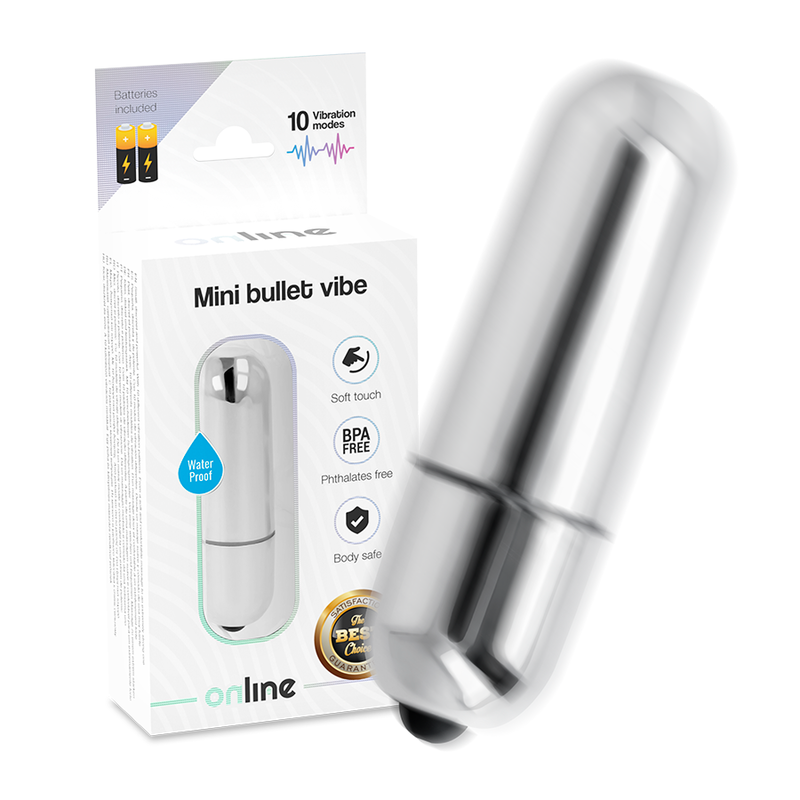 ONLINE - MINI VIBRATIONSKUGEL SILBER