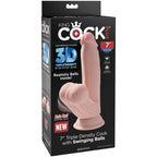 KING COCK - BALLES GODE 3D PLUS 15.2 CM HELLHAUT