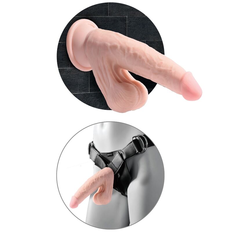 KING COCK - BALLES GODE 3D PLUS 15.2 CM HELLHAUT