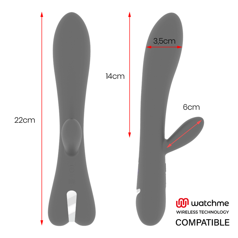 BRILLY GLAM - ERIK VIBRATOR WATCHME KOMPATIBLE DRAHTLOSE TECHNOLOGIE