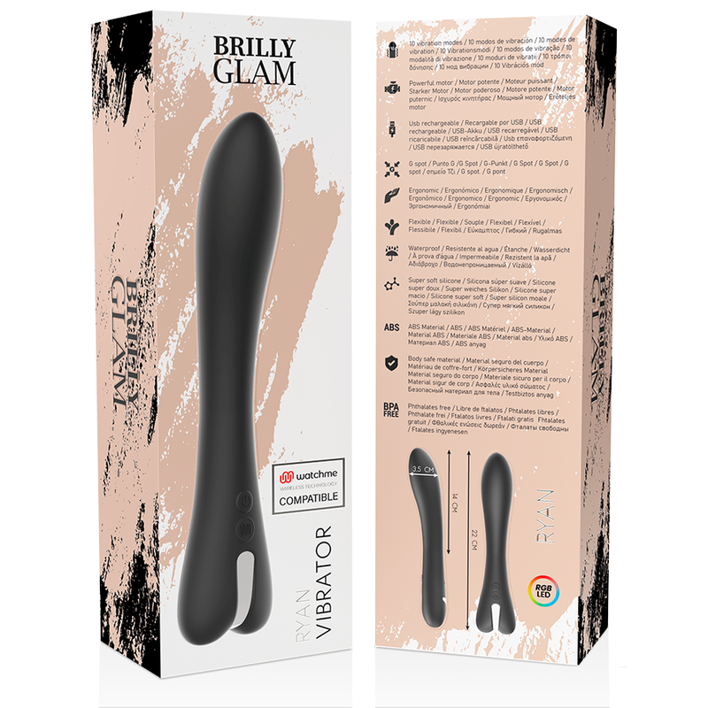 BRILLY GLAM - RYAN VIBRATOR WATCHME DRAHTLOSE TECHNOLOGIE KOMPATIBEL