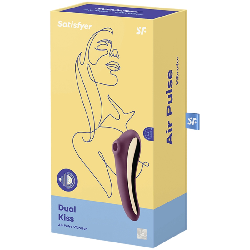 SATISFYER - STIMULATEUR DUAL KISS AIR PULSE
