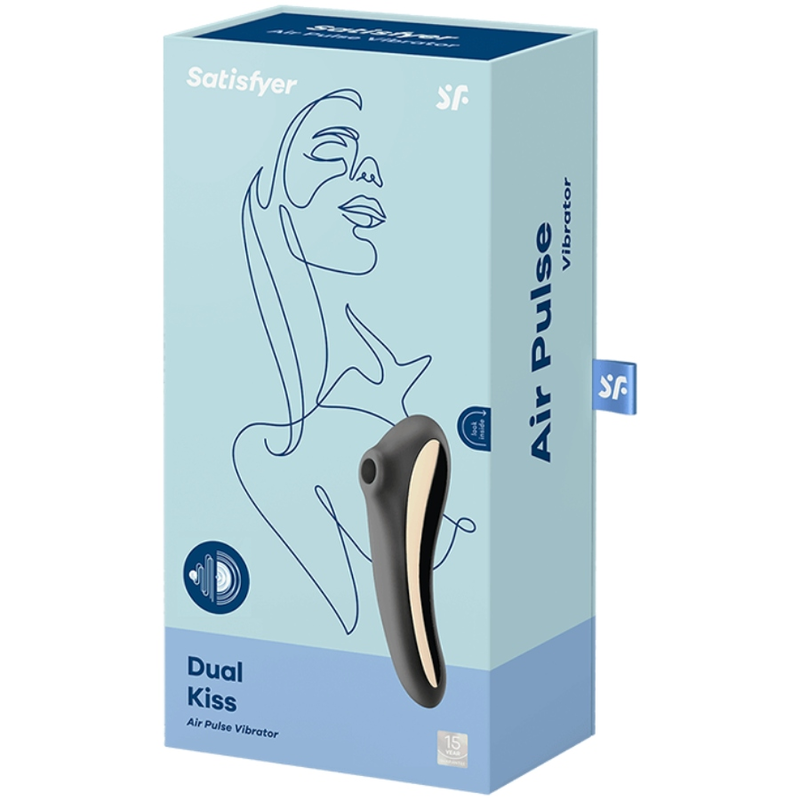 SATISFYER - STIMULATEUR CLITORIDIEN DUAL KISS