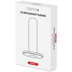 KIIROO - ONYX+ ERSATZHÜLLE 3 STÜCK - ENGE PASSFORM