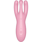 SATISFYER - APPLICATION VIBRATEUR THREESOME 4 ROSE