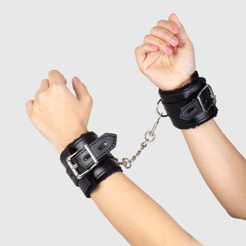 SECRETPLAY - BONDAGE HANDSCHELLEN SCHWARZ BDSM KOLLEKTION