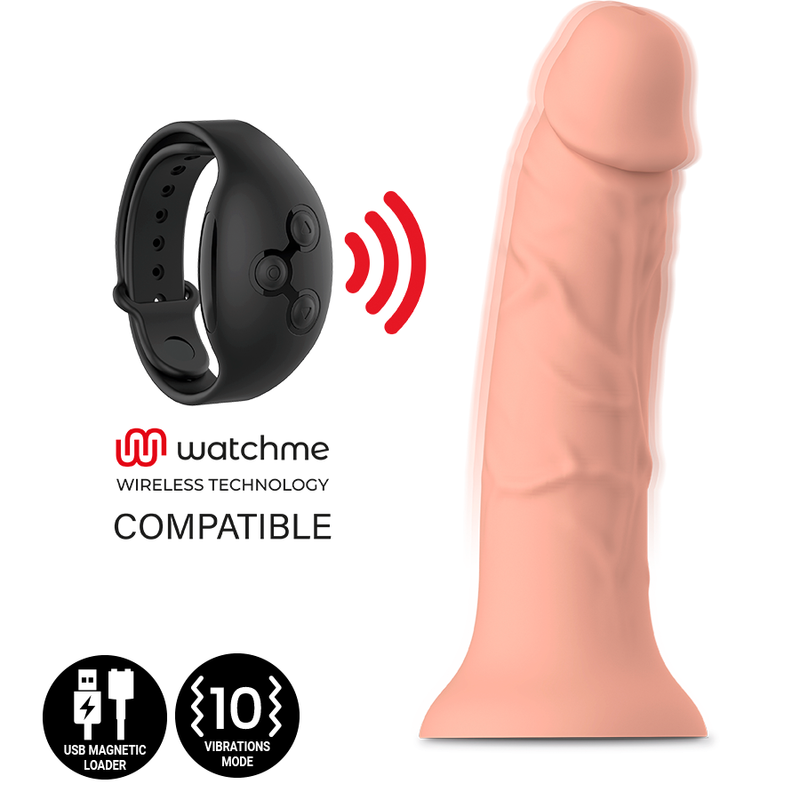 MYTHOLOGIE - ASHER ORIGINAL DILDO S - VIBRATOR KOMPATIBEL MIT DER WATCHME DRAHTLOSEN TECHNOLOGIE