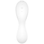 SATISFYER - APPLICATION STIMULATEUR ET VIBRATEUR CURVY TRINITY 5 BLANC