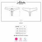 OBSESSIVE - CULOTTE ALABASTRA SEXY CROCHLESS BLANC L/XL