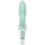 SATISFYER - AIR PUMP BUNNY 5+ APPLICATION GONFLABLE LAPIN VIBRATEUR VERT