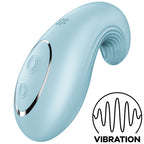 SATISFYER - VIBRATEUR  POSER DIPPING DELIGHT BLEU