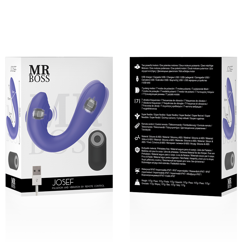 MR BOSS - JOSEF FERNBEDIENUNG PULSATION & VIBRATION FÜR PAARE