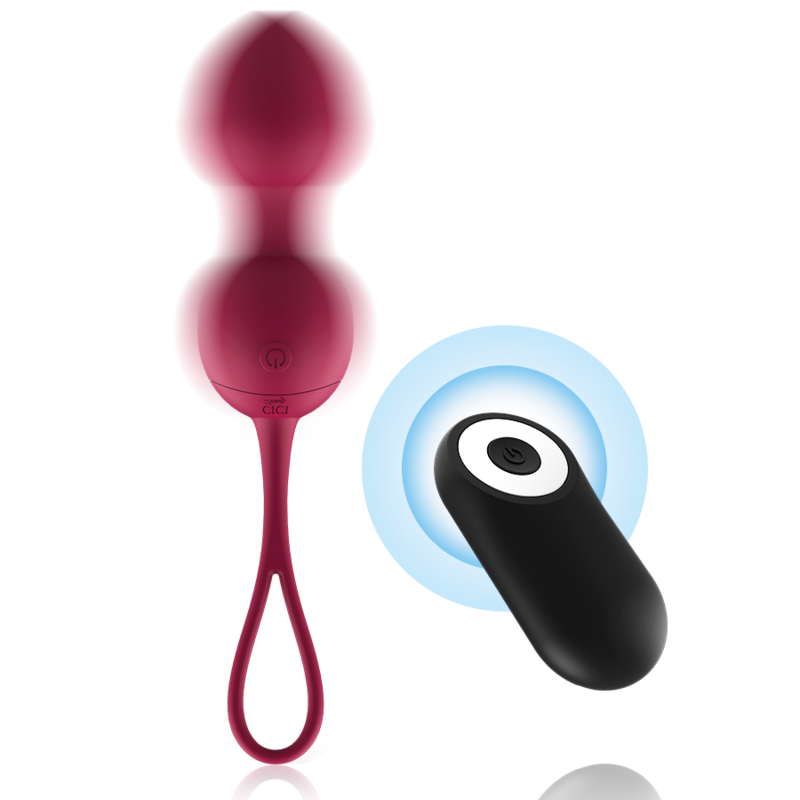 CICI BEAUTY – PREMIUM SILIKON 3 VIBRIERENDE KEGEL-KUGELN FERNBEDIENUNG