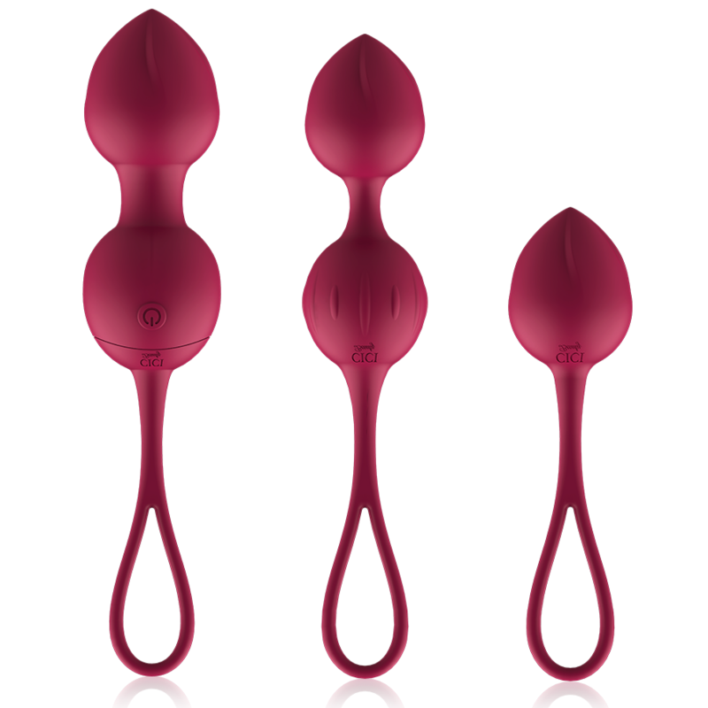 CICI BEAUTY – PREMIUM SILIKON 3 VIBRIERENDE KEGEL-KUGELN FERNBEDIENUNG